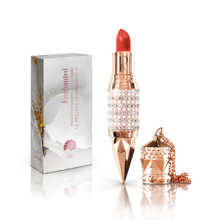 Enchanted Prestige Diamond Dark Rose Shiny Lipstick