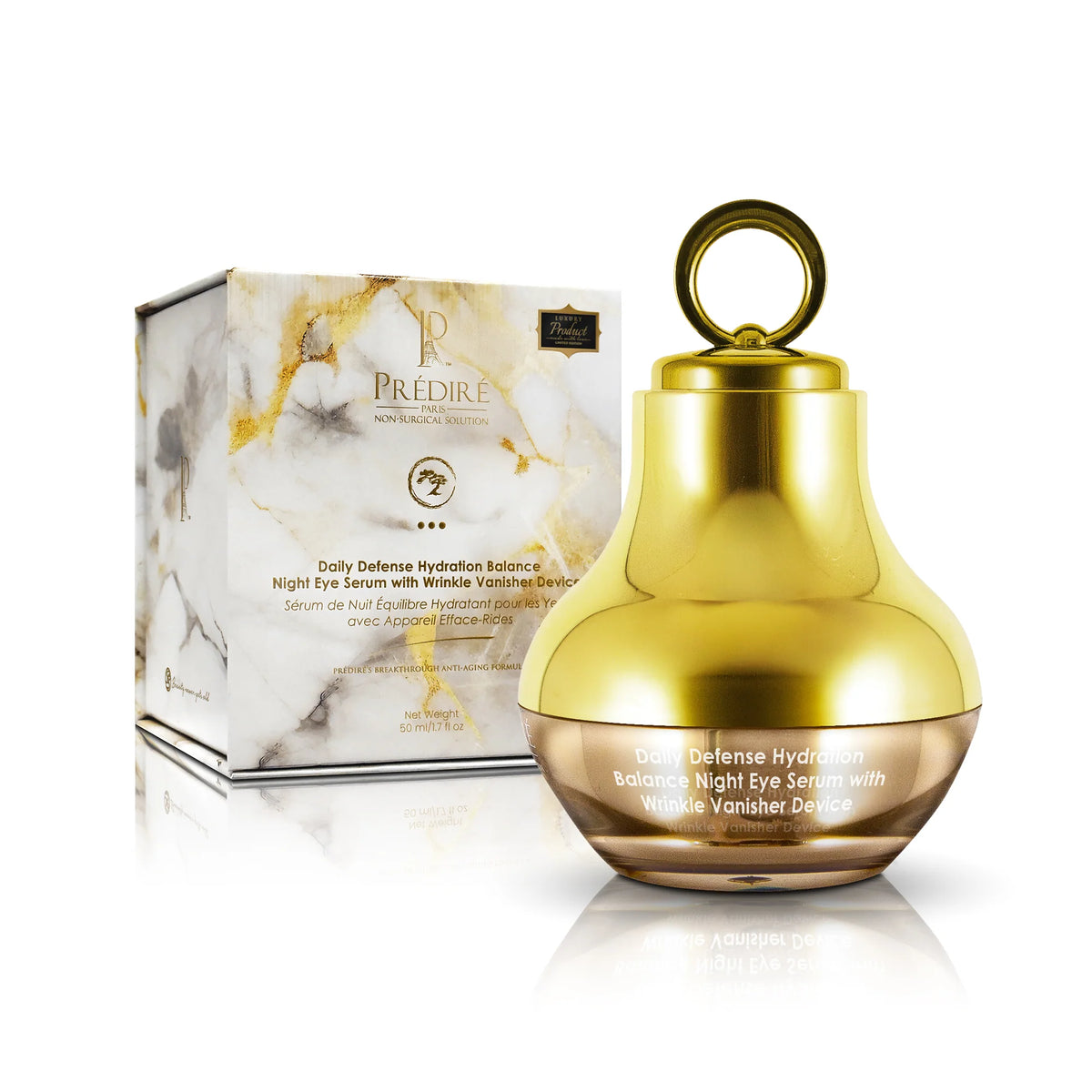 Daily Defense Hydration Balance Night Eye Serum with Wrinkle Vanisher Device