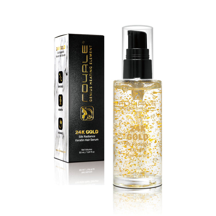 Royale 24K Gold Silk Radiance Keratin Hair Serum