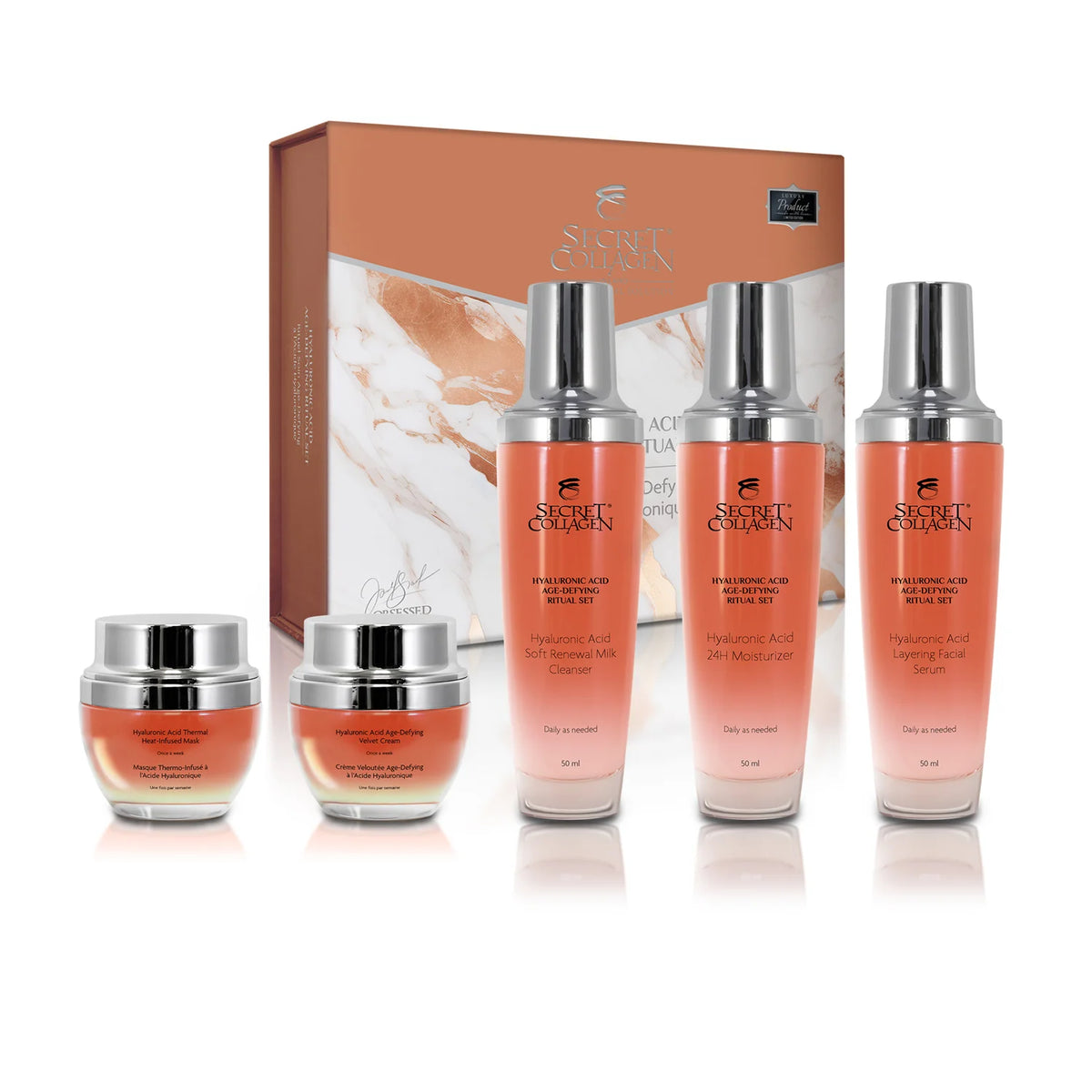 Hyaluronic Acid Age-Defying Ritual Set - Secret Collagen