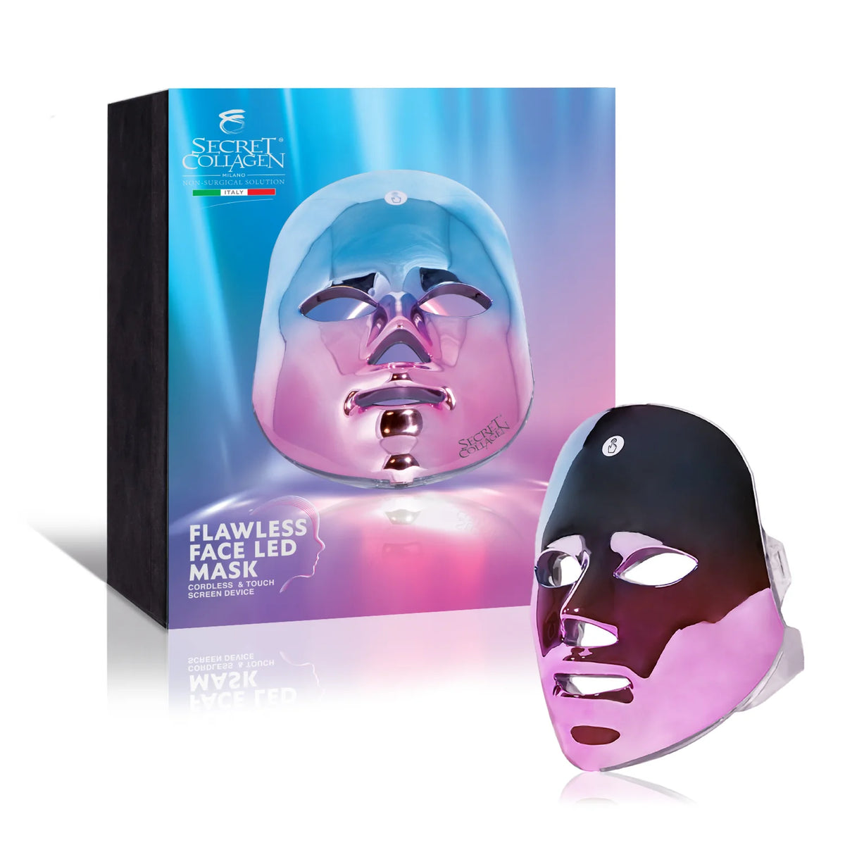 Flawless Face LED Mask | Multi-Purpose Skin Care LED Mask | Cordless New Generation - Secret Collagen