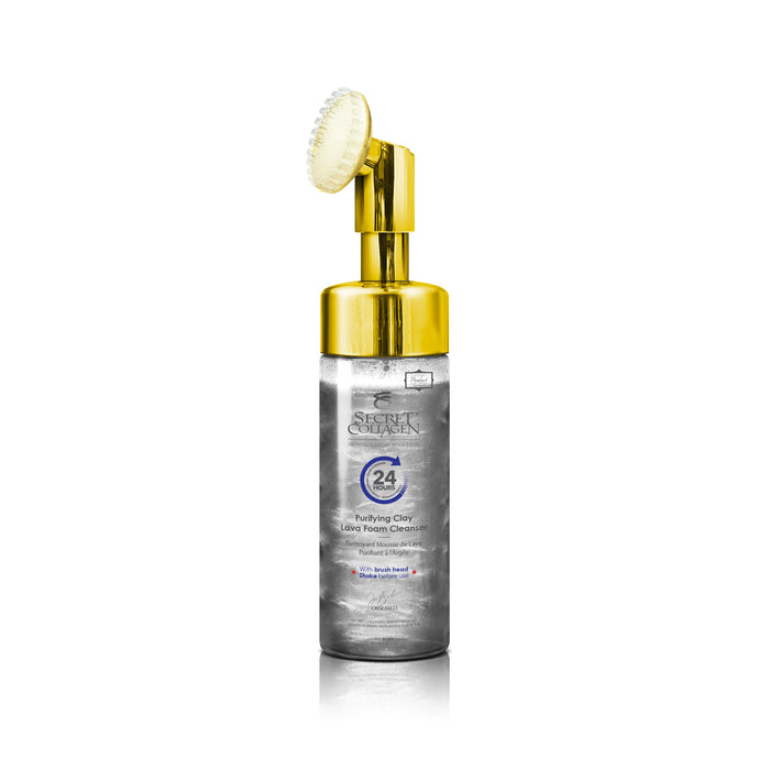Purifying Clay Lava Foam Cleanser - Secret Collagen
