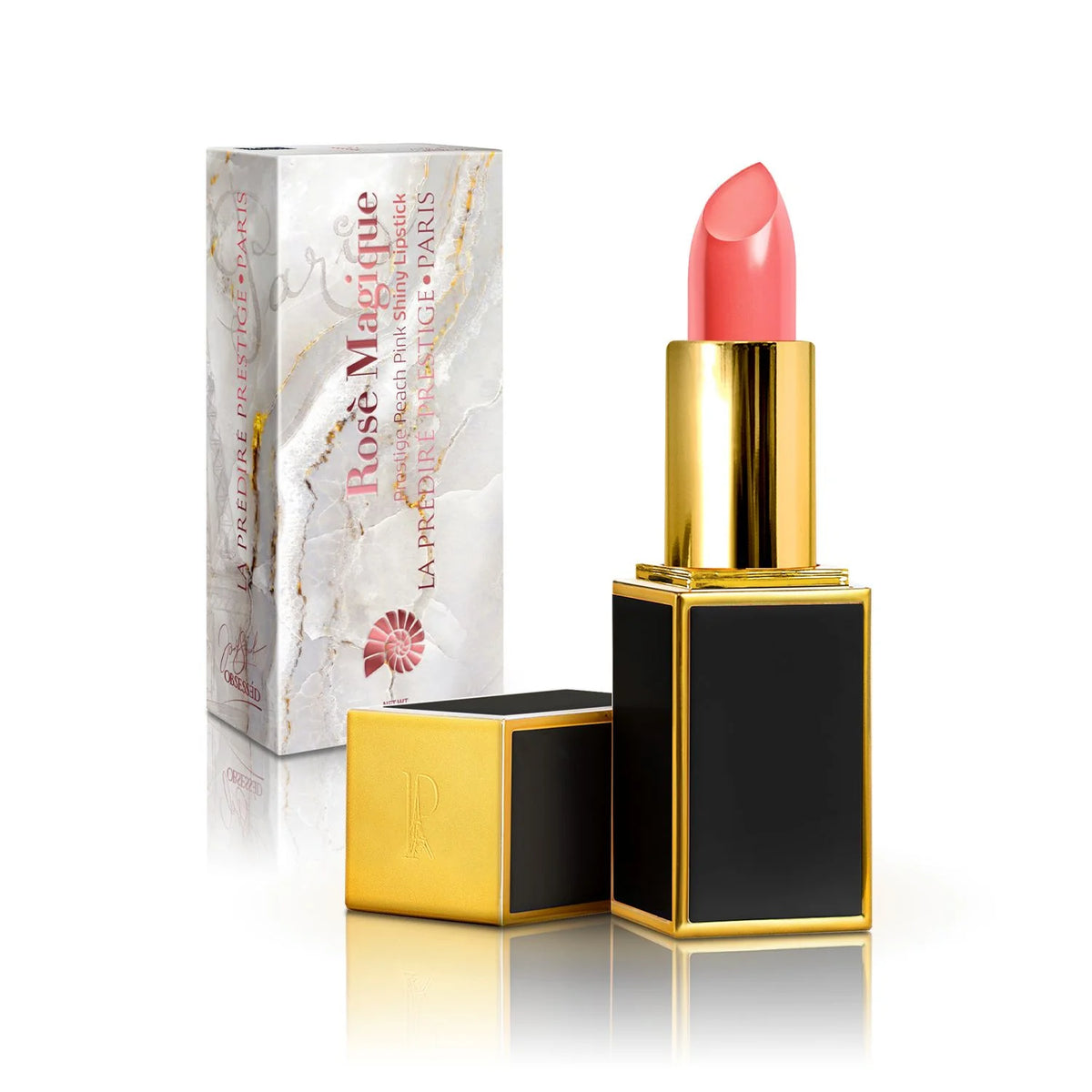 Rose Magique Prestige Peach Pink Shining Lipstick